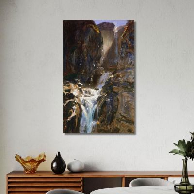 A Waterfall John Singer Sargent jss7 canvas print 