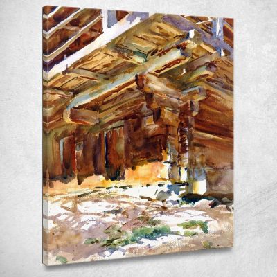 Sheltered John Singer Sargent jss8 canvas print 