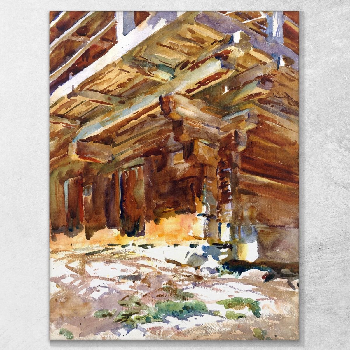 Sheltered John Singer Sargent jss8 canvas print 