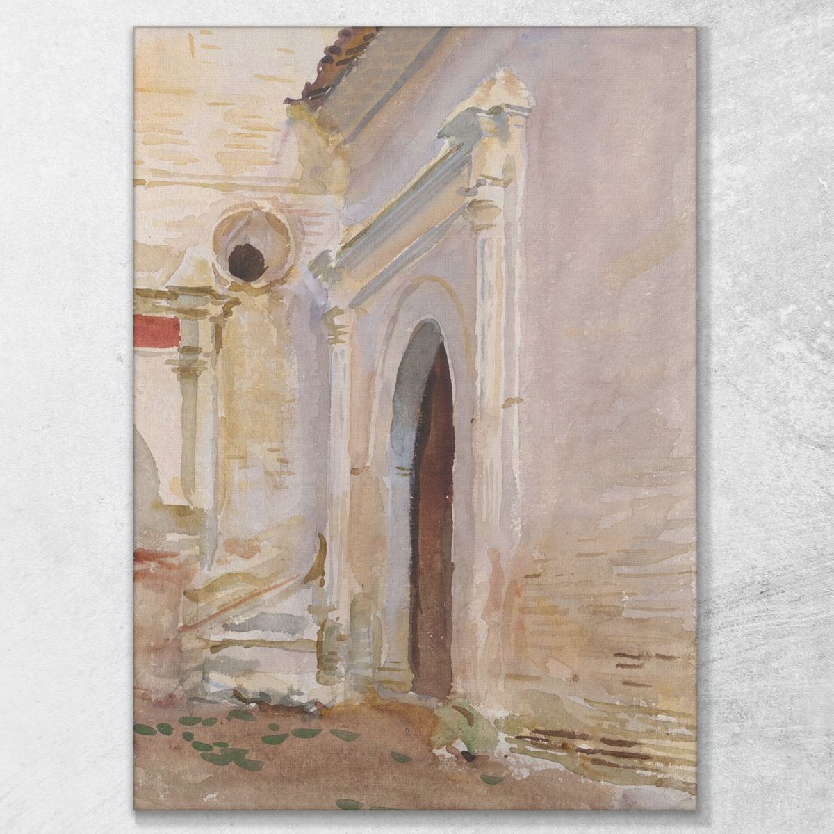 Arched Doorway John Singer Sargent jss18 canvas print 