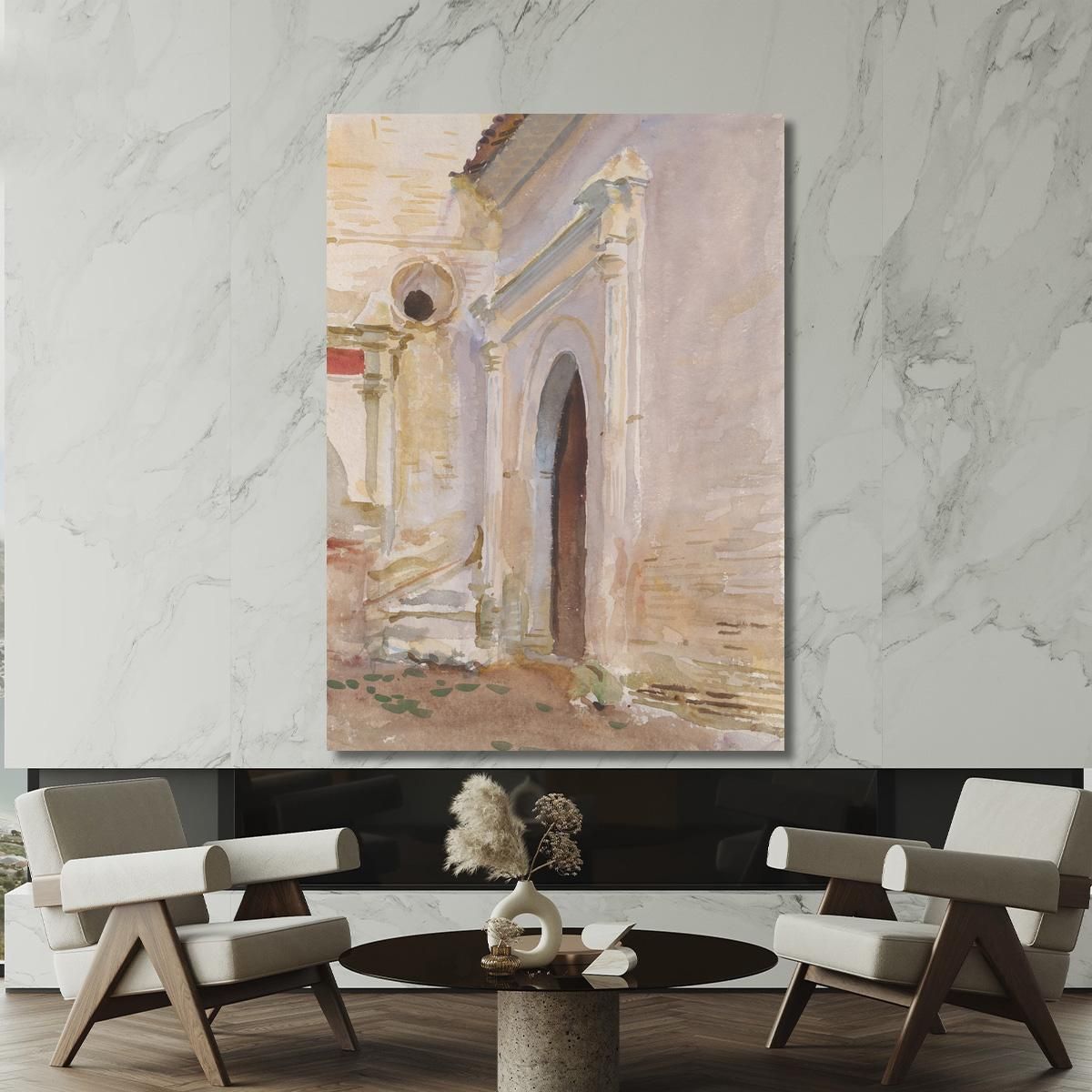 Arched Doorway John Singer Sargent jss18 canvas print 