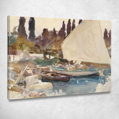 Boats 2 John Singer Sargent jss24 canvas print 