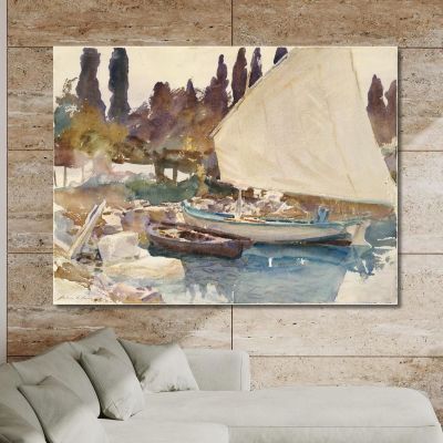 Boats 2 John Singer Sargent jss24 canvas print 