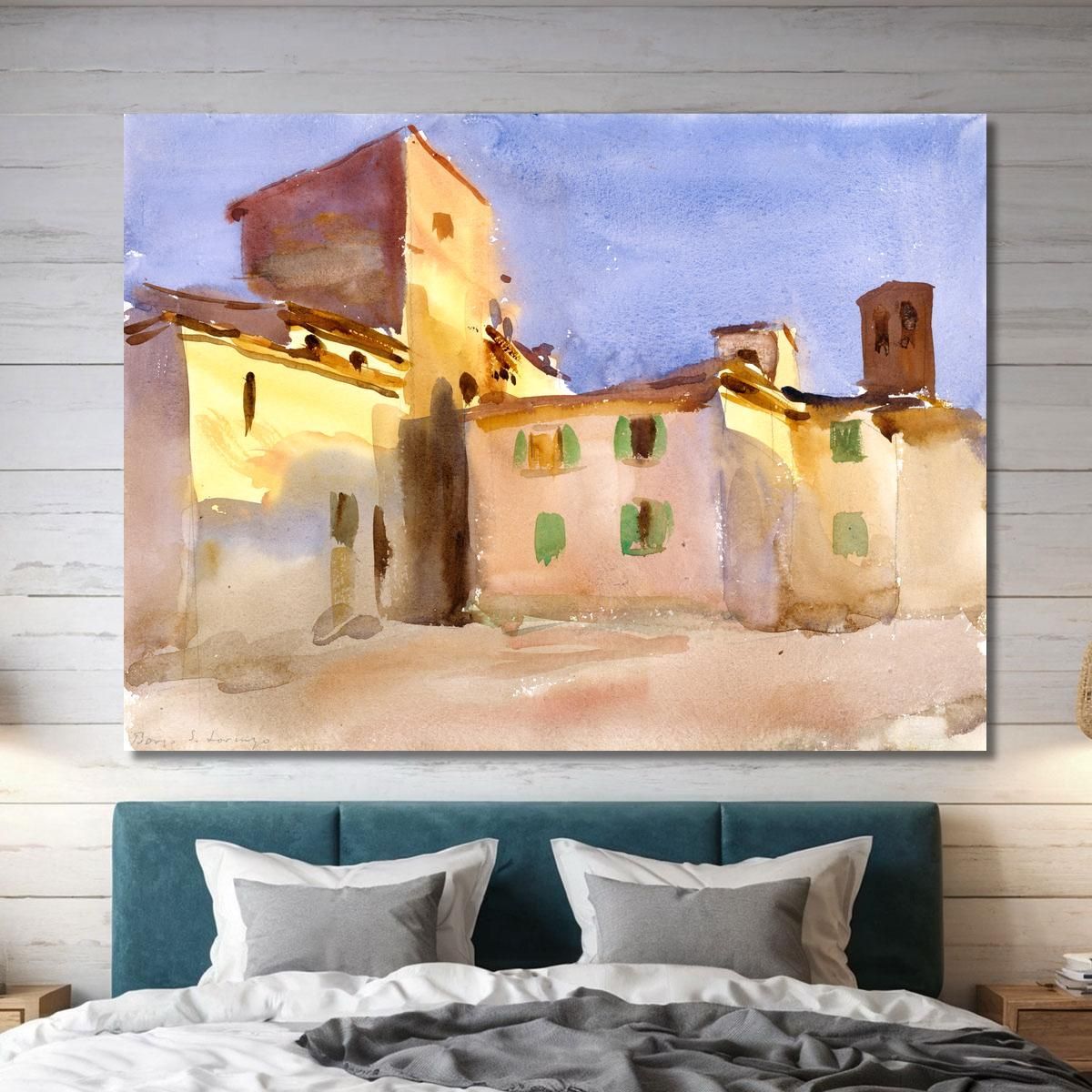 Borgo San Lorenzo 2 John Singer Sargent jss27 canvas print 
