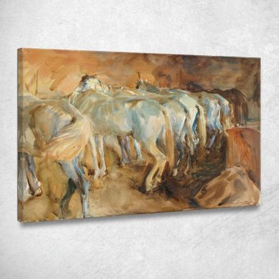 Bus Horses In Jerusalem John Singer Sargent jss32 canvas print 