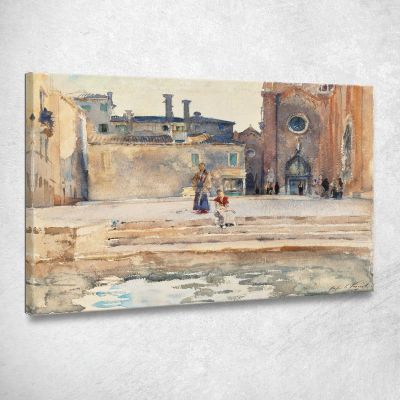 Campo Dei Frari Venice John Singer Sargent jss37 canvas print 