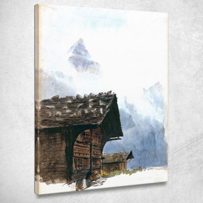Chalets Mürren John Singer Sargent jss43 canvas print 