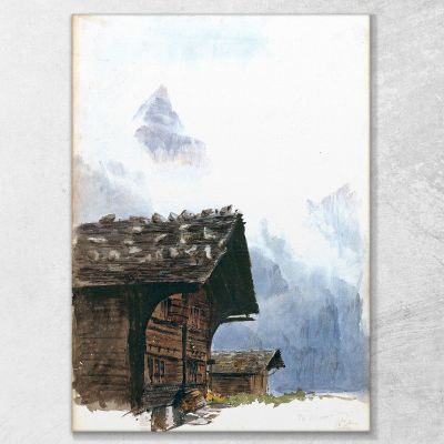 Chalets Mürren John Singer Sargent jss43 canvas print 