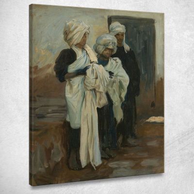Egyptian Indigo Dyers John Singer Sargent jss58 canvas print 