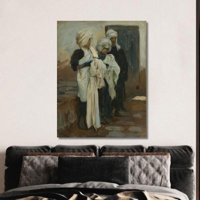 Egyptian Indigo Dyers John Singer Sargent jss58 canvas print 