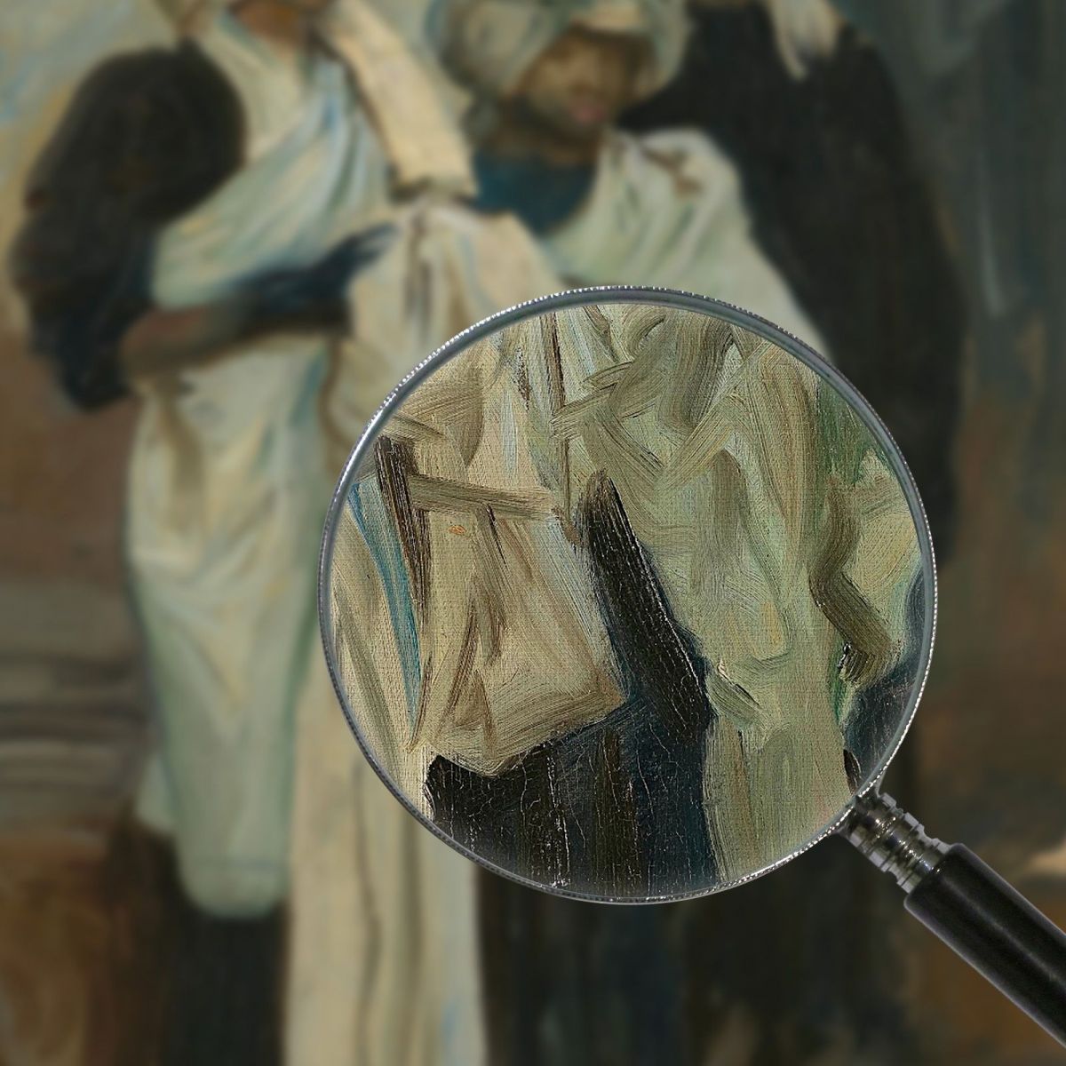 Egyptian Indigo Dyers John Singer Sargent jss58 canvas print