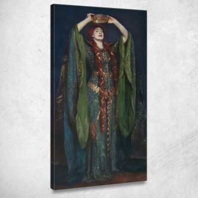 Ellen Terry As Lady Macbeth John Singer Sargent jss67 canvas print 