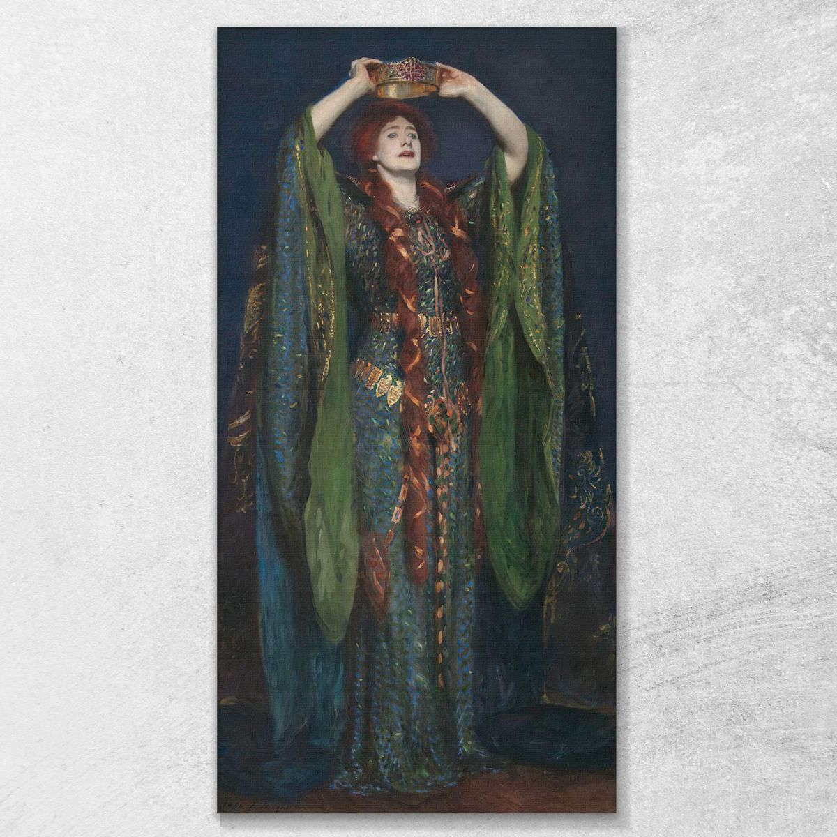 Ellen Terry As Lady Macbeth John Singer Sargent jss67 canvas print 