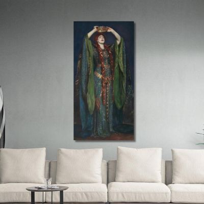 Ellen Terry As Lady Macbeth John Singer Sargent jss67 canvas print 