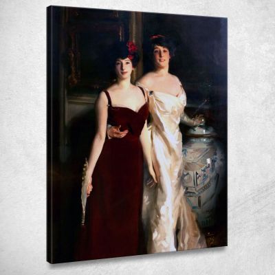 Ena And Betty Daughters Of Asher And Mrs. Wertheimer John Singer Sargent jss70 canvas print 