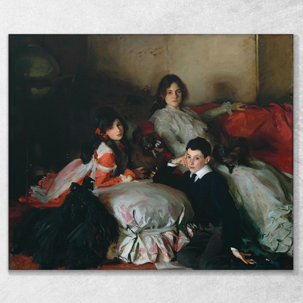 Essie Ruby And Ferdinand Wertheimer John Singer Sargent jss72 canvas print 