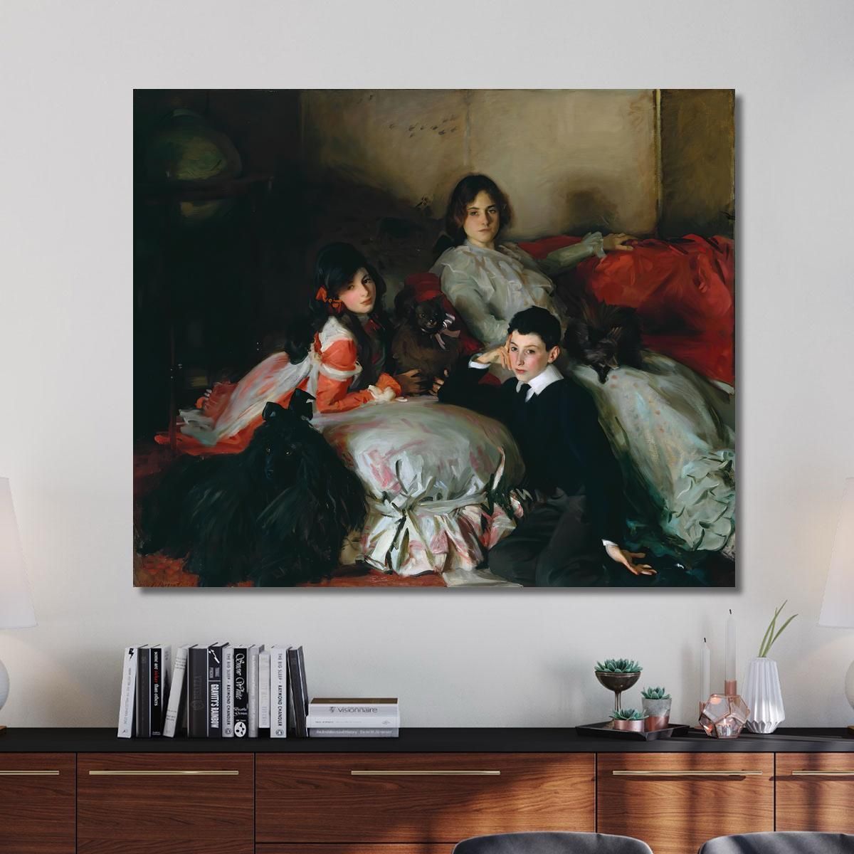 Essie Ruby And Ferdinand Wertheimer John Singer Sargent jss72 canvas print 