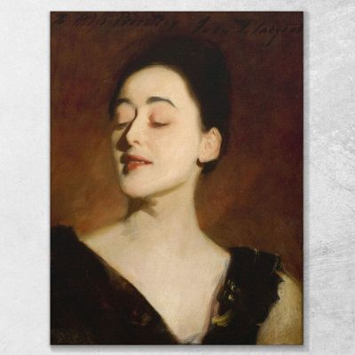 Flora Priestley Lamplight Study John Singer Sargent jss76 canvas print 