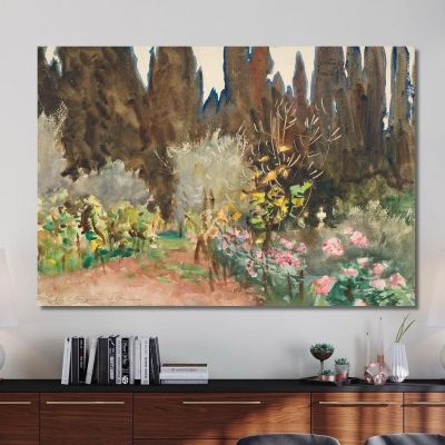 Gardens At Florence John Singer Sargent jss86 canvas print 