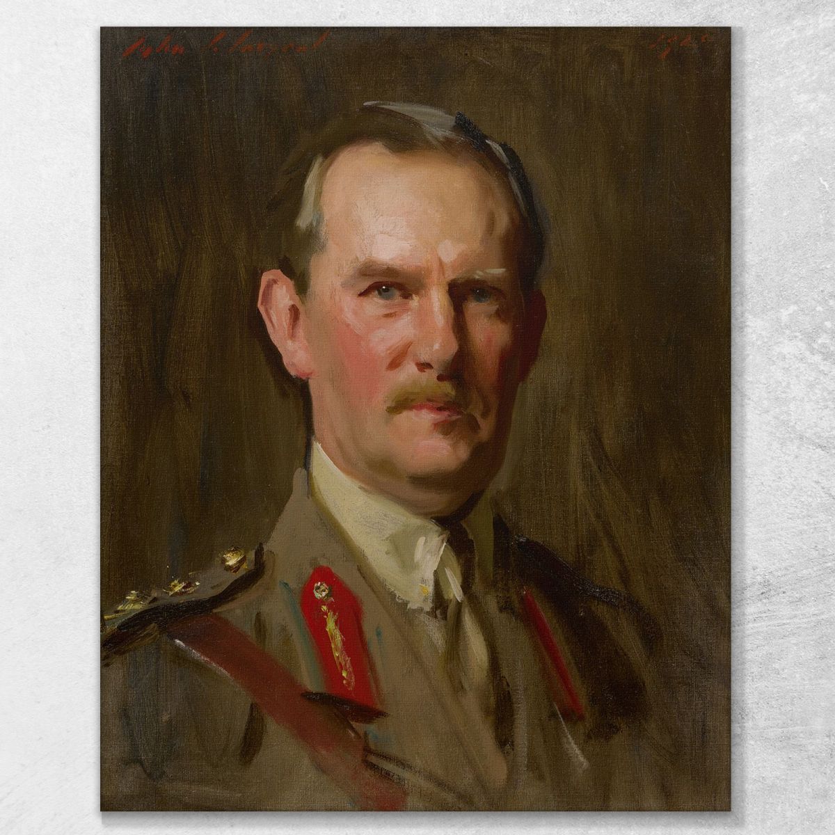 General Sir John Cowans John Singer Sargent jss89 canvas print 