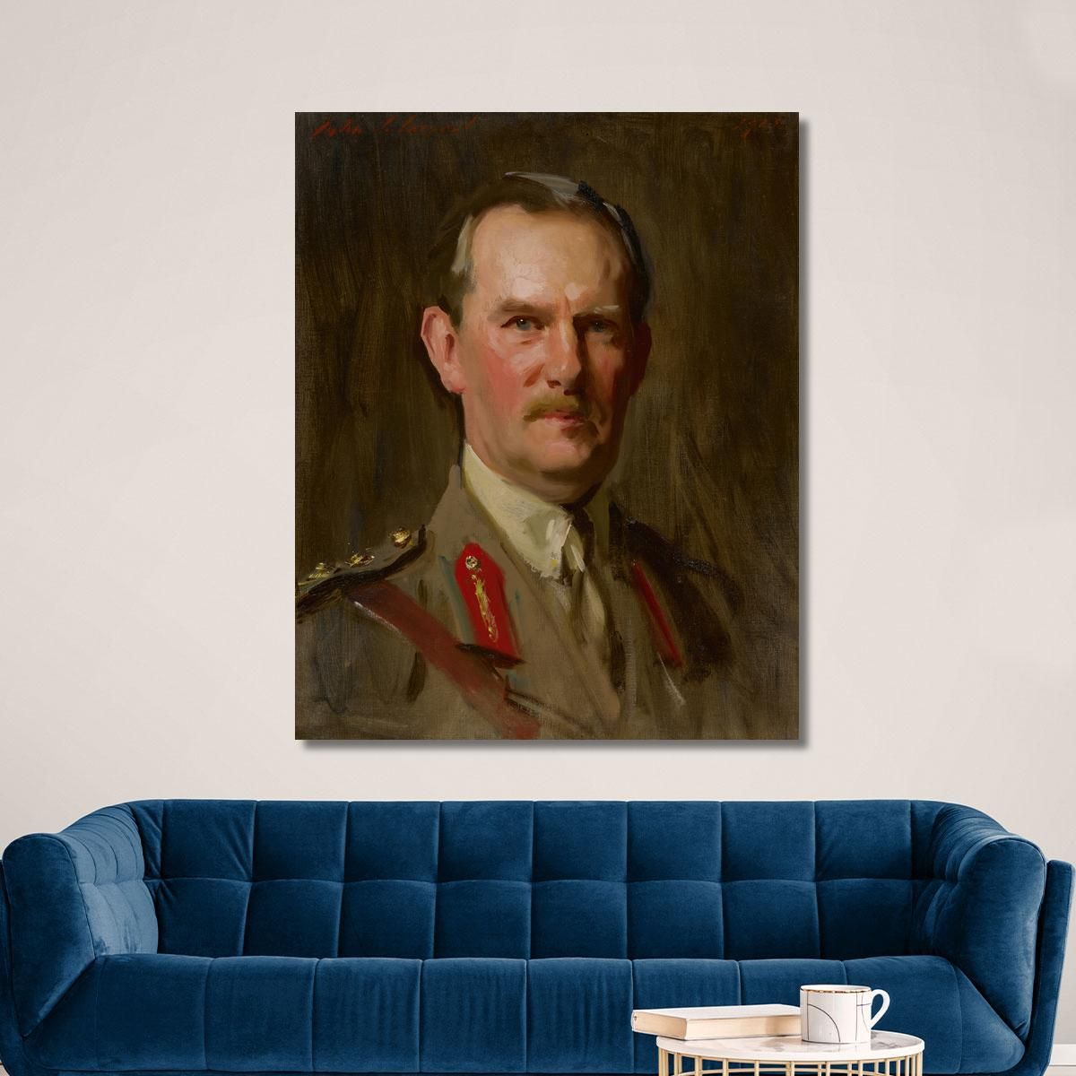 General Sir John Cowans John Singer Sargent jss89 canvas print 