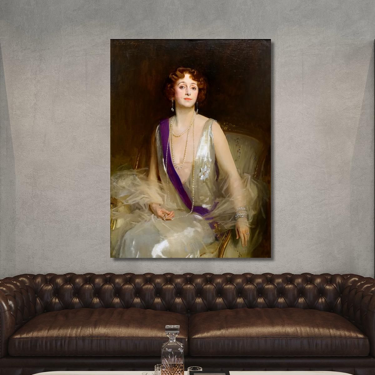 Grace Elvina Marchioness Curzon Of Kedleston John Singer Sargent jss97 canvas print 