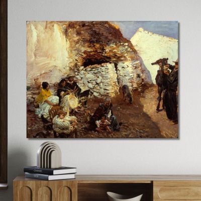 Gypsy Encampment John Singer Sargent jss101 canvas print 