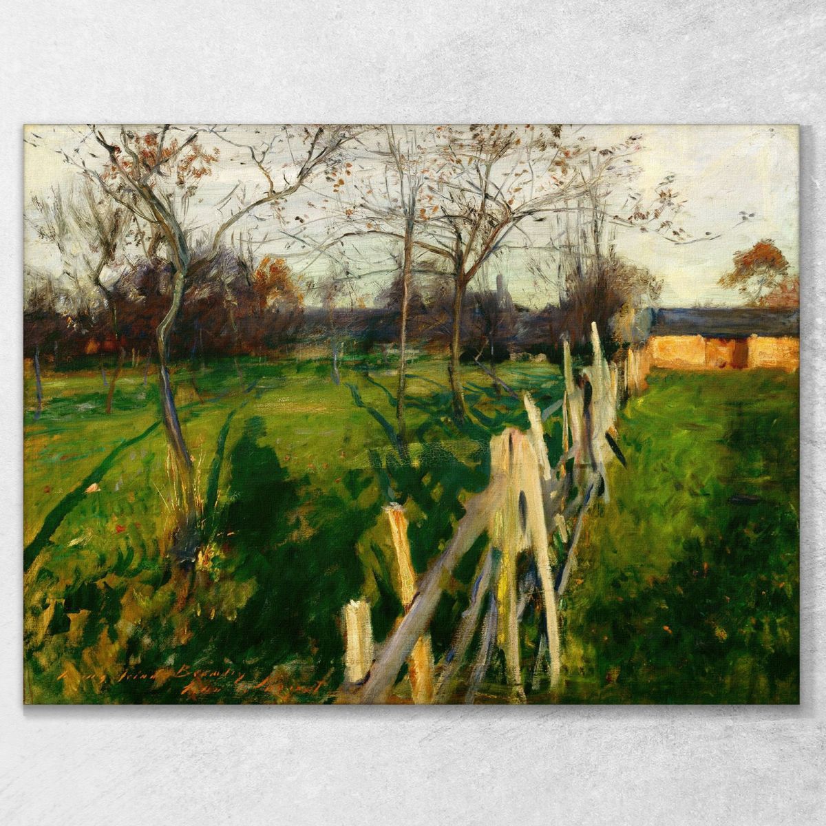 Home Fields John Singer Sargent jss107 canvas print 
