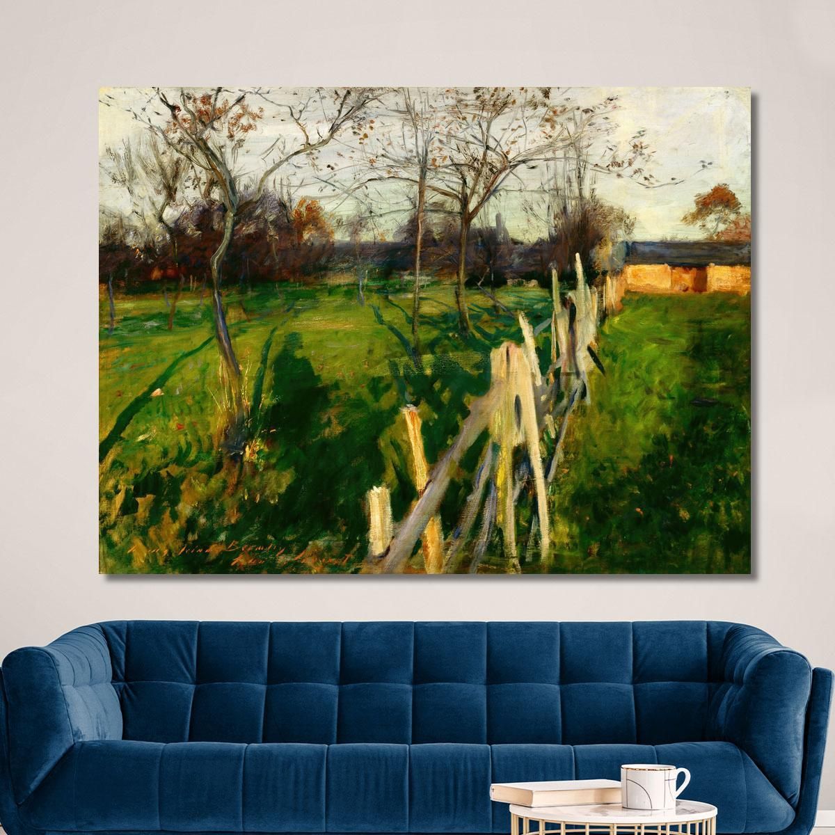 Home Fields John Singer Sargent jss107 canvas print 
