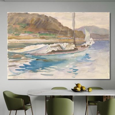 Idle Sails John Singer Sargent jss110 canvas print 