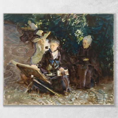 In The Generalife John Singer Sargent jss113 canvas print 