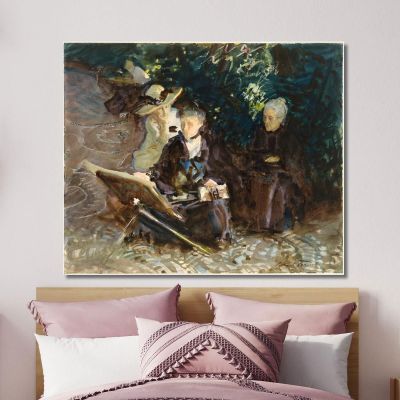 In The Generalife John Singer Sargent jss113 canvas print 