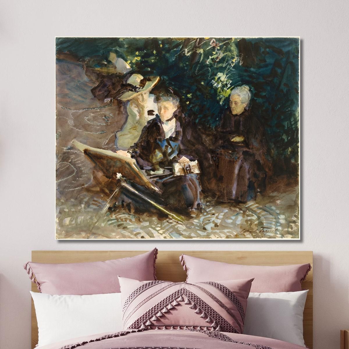 In The Generalife John Singer Sargent jss113 canvas print 