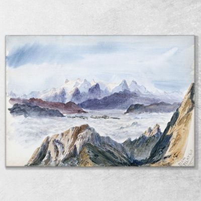 Iselle From Mount Pilatus John Singer Sargent jss117 canvas print 