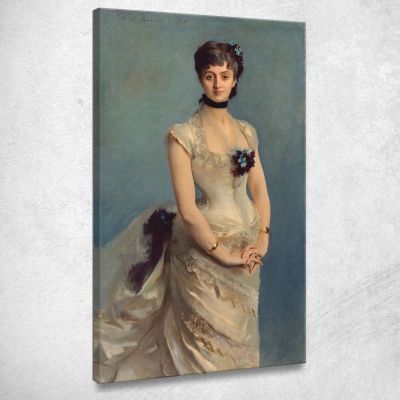 Mrs Paul Poirson John Singer Sargent jss146 canvas print 