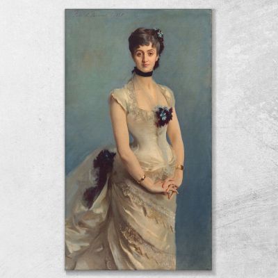 Mrs Paul Poirson John Singer Sargent jss146 canvas print 