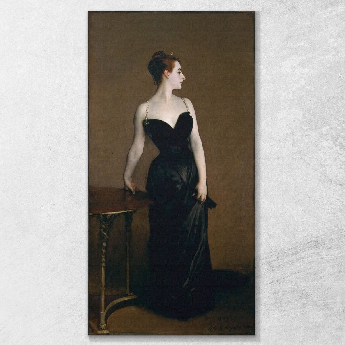 Madame X Madame Pierre Gautreau John Singer Sargent jss147 canvas print 