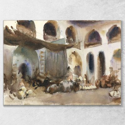 Market Place John Singer Sargent jss160 canvas print 