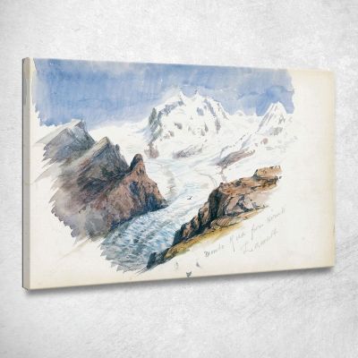 Monte Rosa From Hornli Zermatt John Singer Sargent jss170 canvas print 