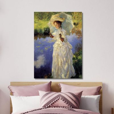 Morning Walk John Singer Sargent jss172 canvas print 