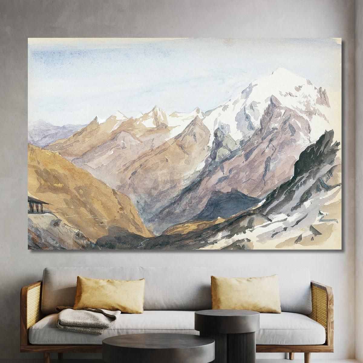 Mountain Study John Singer Sargent jss175 canvas print 