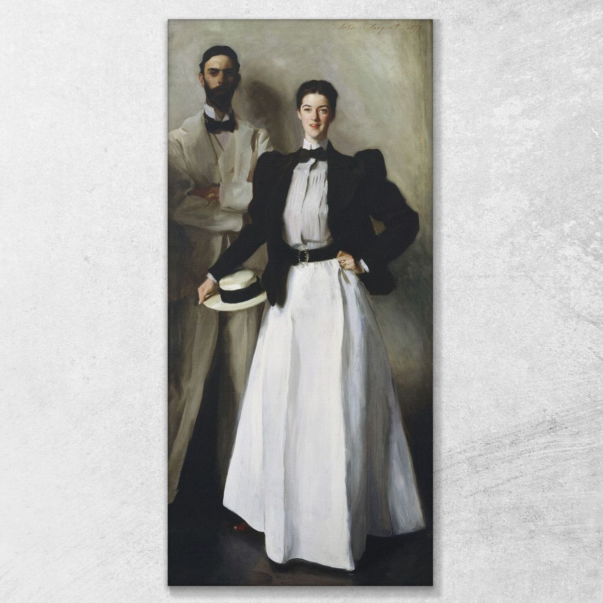 Mr And Mrs I N Phelps Stokes John Singer Sargent jss178 canvas print 