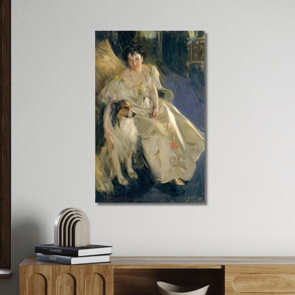 Mrs Walter Rathbone Bacon John Singer Sargent jss183 canvas print 