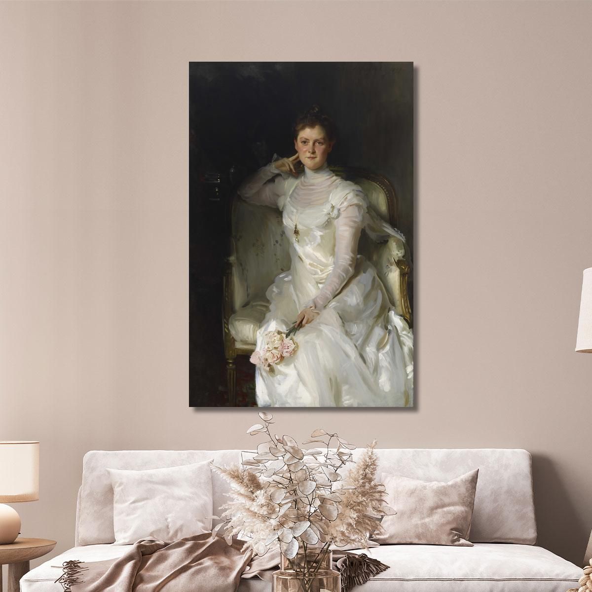 Mrs. Joshua Montgomery Sears Sarah Choate Sears John Singer Sargent jss197 canvas print 