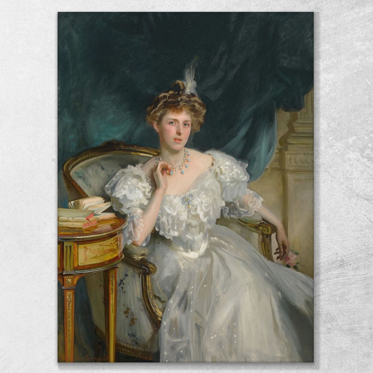 Mrs. William George Raphael John Singer Sargent jss200 canvas print 