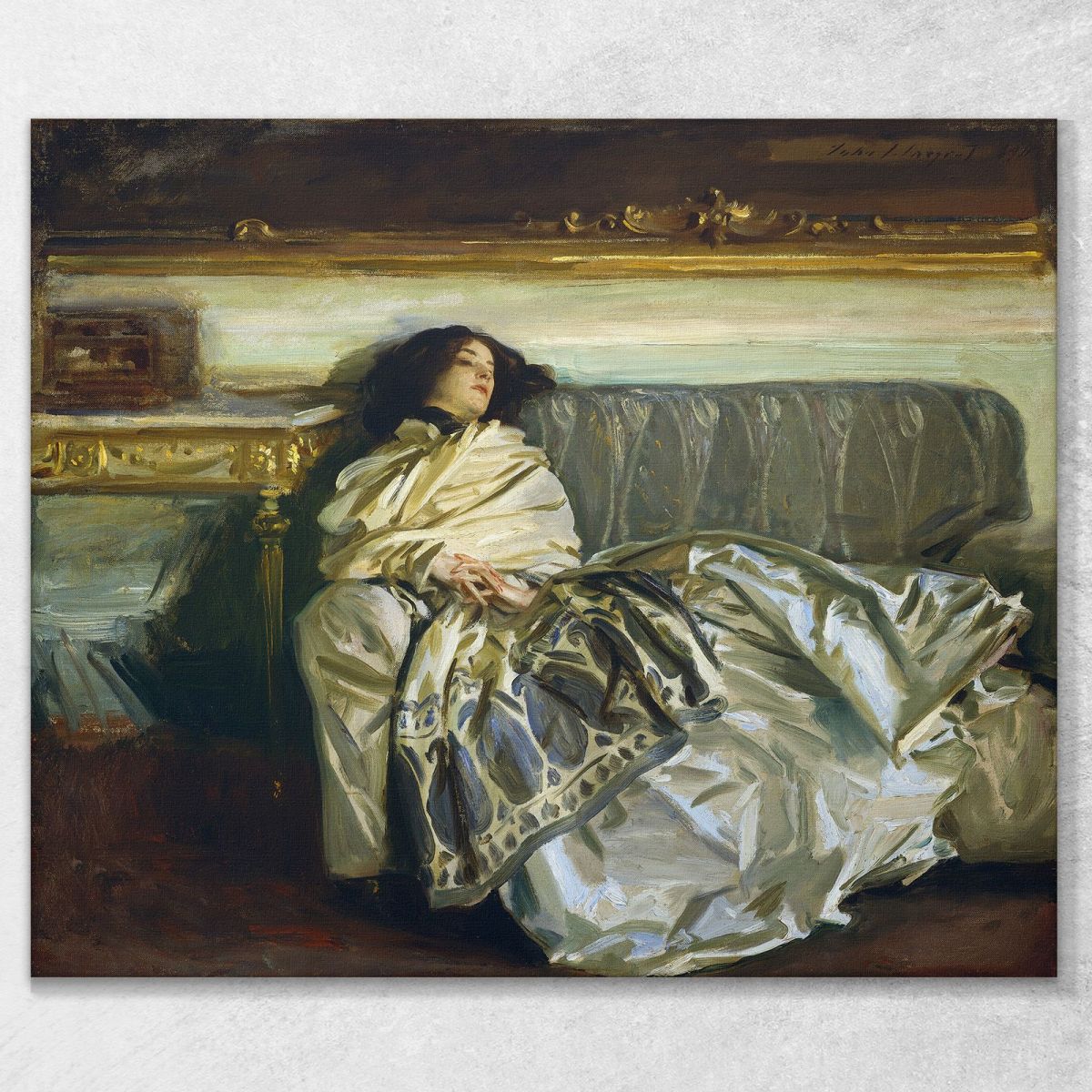 Nonchaloir Rest John Singer Sargent jss203 canvas print 