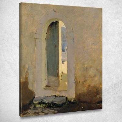 Open Doorway Morocco John Singer Sargent jss207 canvas print 