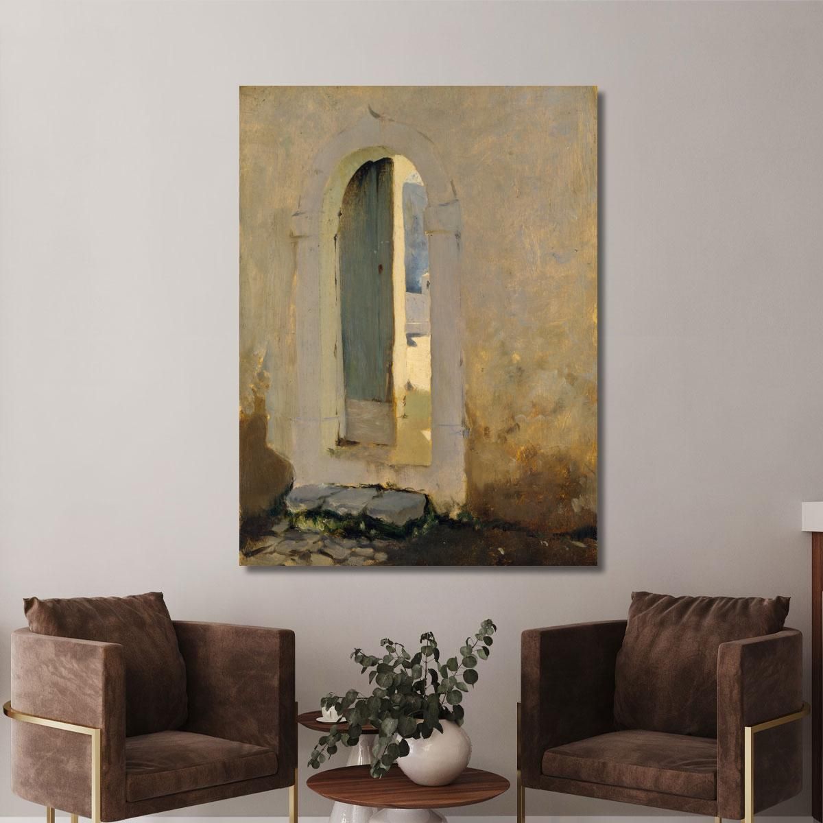 Open Doorway Morocco John Singer Sargent jss207 canvas print 