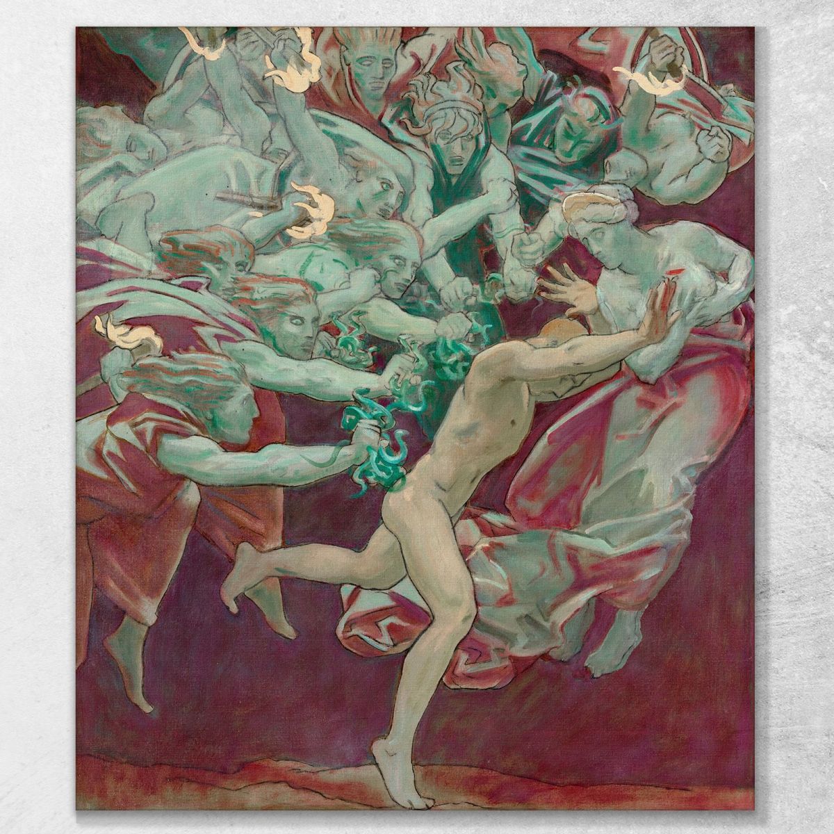 Orestes And The Furies John Singer Sargent jss209 canvas print 