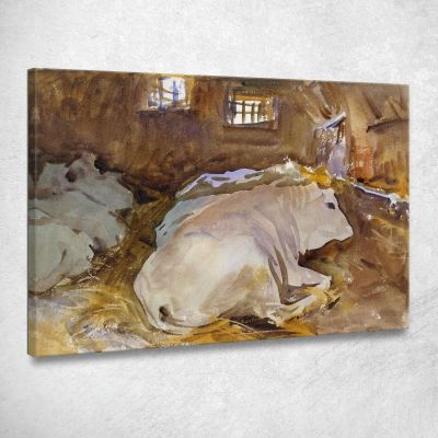 Oxen John Singer Sargent jss210 canvas print 